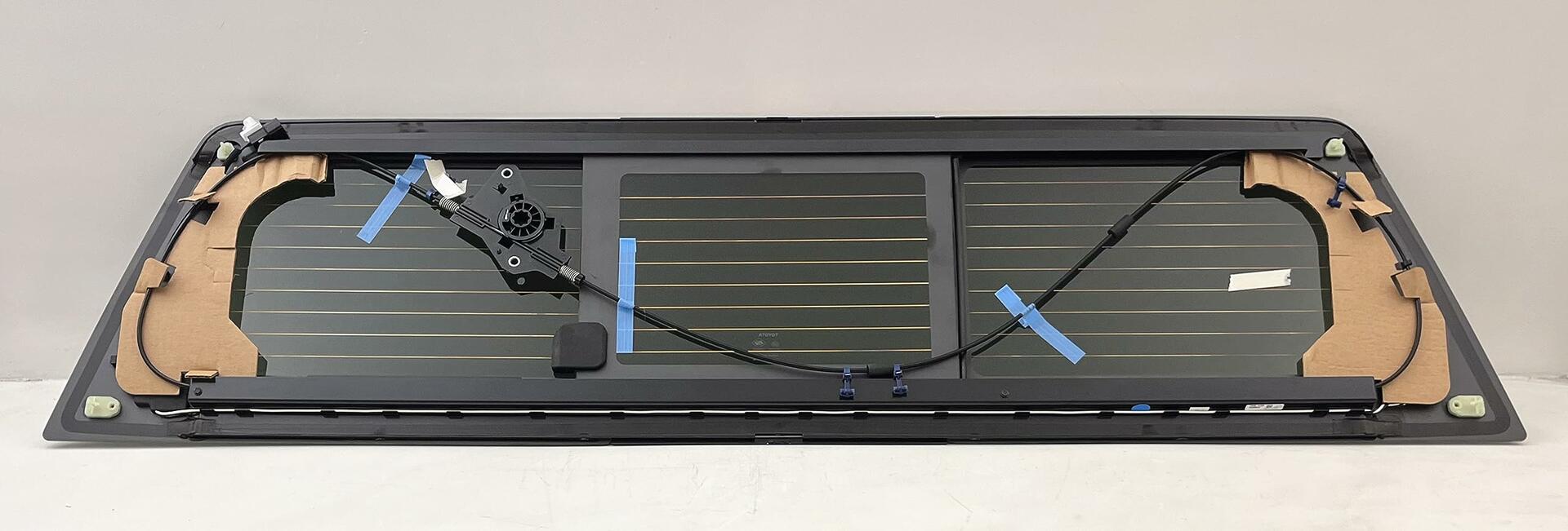 OEM Power Slider Back Window Back Glass Compatible with Toyota Tundra 4 Door Extended Cab 2022-2025 Models