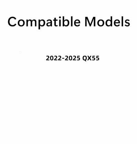 Tempered Driver Left Side Rear Door Window Door Glass Compatible with Infiniti QX55 2022-2025 Models