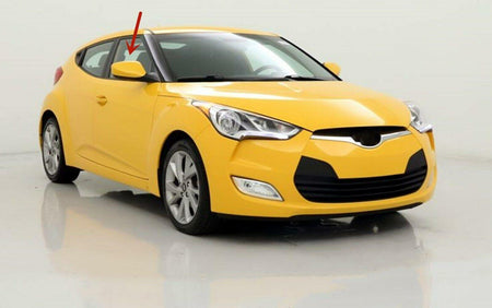 Passenger Right Side Front Door Window Door Glass Compatible with Hyundai Veloster 2012-2017 Models
