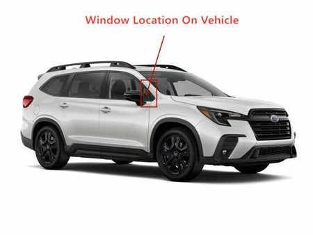 Tempered Passenger Right Side Front Vent Window Vent Glass Compatible with Subaru Ascent 2019-2025 Models Glass Only