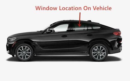 Laminated Driver Left Side Rear Door Window Door Glass Compatible with BMW X6 2020-2025 Models