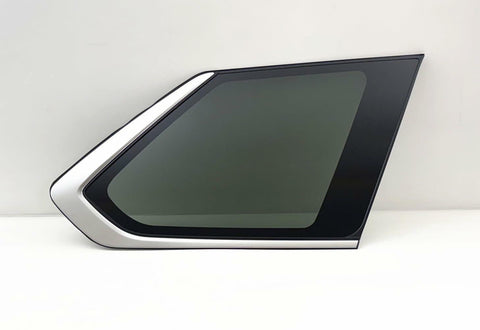 Chrome Moulding Passenger Right Side Quarter Window Quarter Glass Compatible with Toyota Sequoia 2023-2025 Models