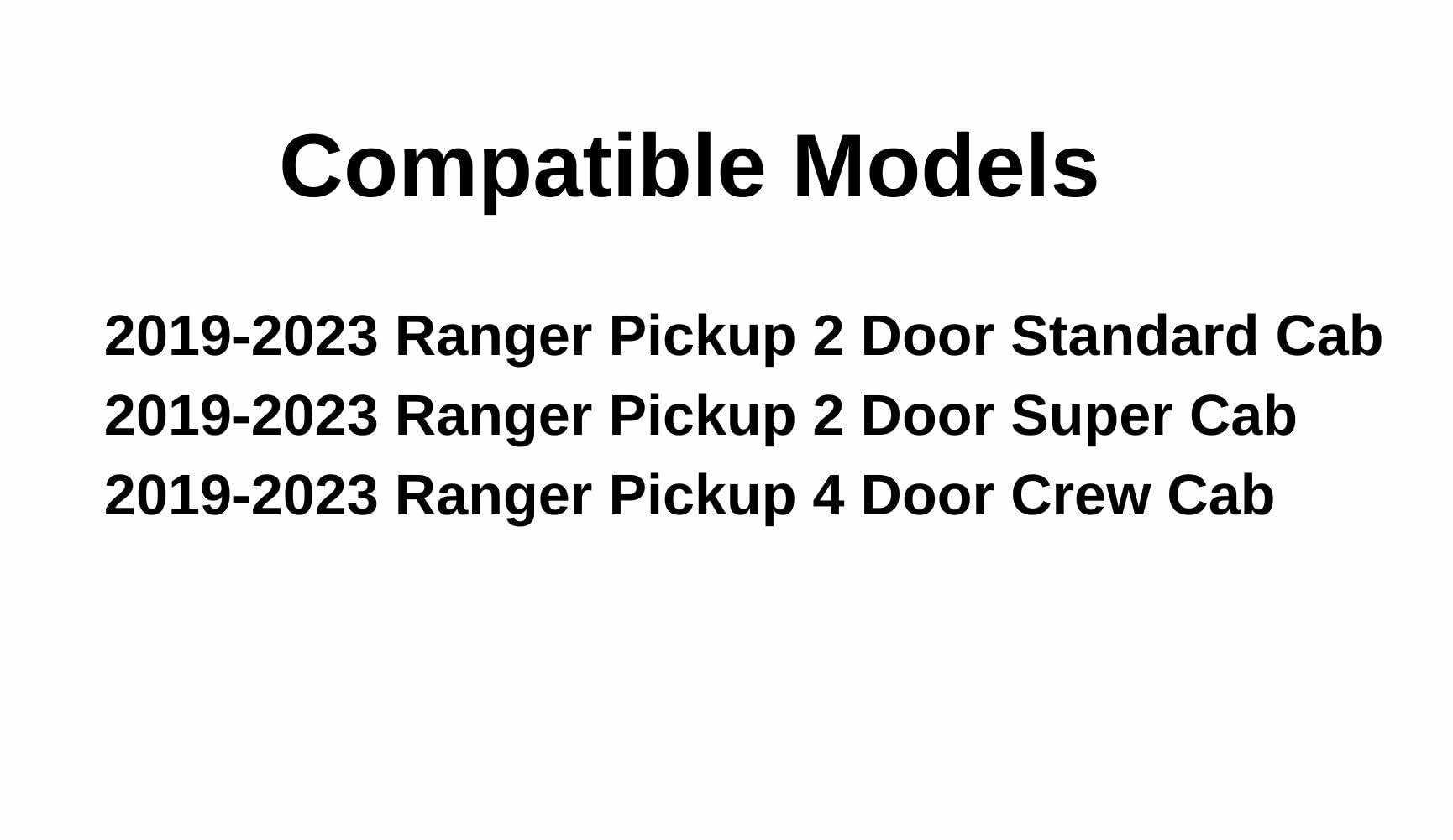 Heated OE Back Sliding Window Glass Back Slider Compatible with Ford Ranger Pickup 2019-2023 Models