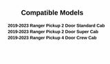 Heated OE Back Sliding Window Glass Back Slider Compatible with Ford Ranger Pickup 2019-2023 Models