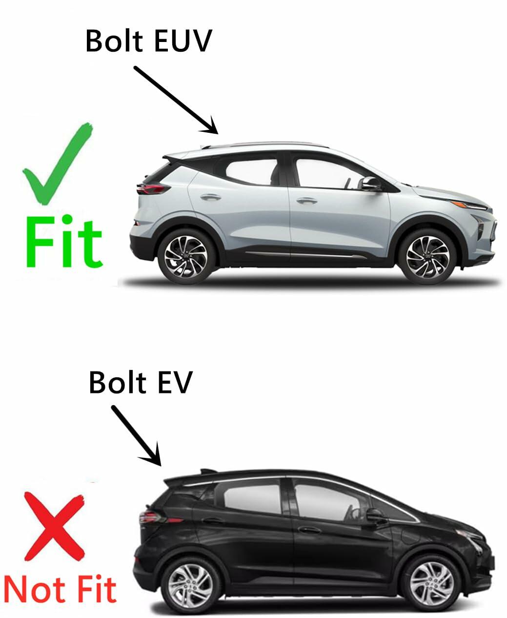 Tempered Passenger Right Side Rear Door Window Door Glass Compatible with Chevrolet Bolt EUV 2022-2023 Models (Not For Bolt EV)