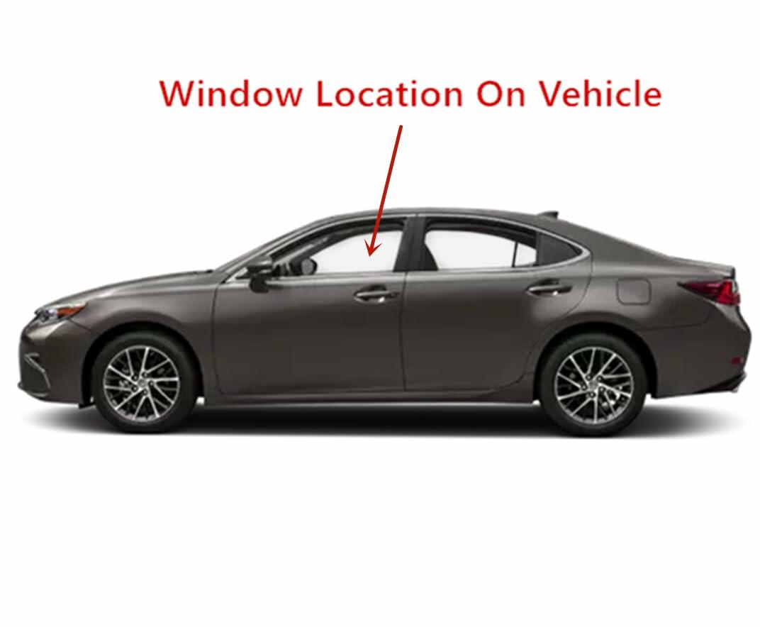 Laminated Driver Left Side Front Door Window Door Glass Compatible with Lexus ES350 / ES300h 2013-2018 Models