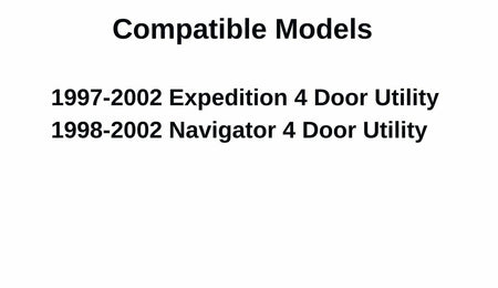 Heated Back Tailgate Window Back Glass Compatible with Ford Expedition/Lincoln Navigator 1997-2002 Models