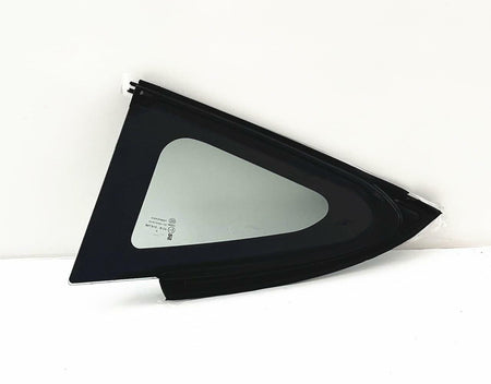 Black Moulding Style Passenger Right Side Rear Quarter Window Quarter Glass Compatible with Tesla Model 3 2017-2023 Models