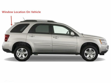 Heated Back Tailgate Window Back Glass Compatible with Chevrolet Equinox/Pontiac Torrent 2005-2009 Models