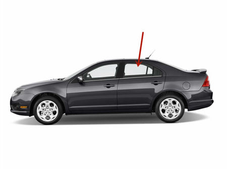 Tempered Driver Left Side Rear Door Window Door Glass Compatible with Lincoln MKZ 2007-2012 / Ford Fusion 2006-2012 / Mercury Milan 2006-2011 Models