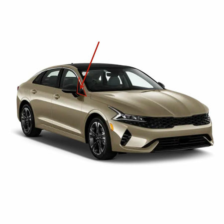 Tempered Passenger Right Side Front Vent Window Vent Glass Compatible with Kia K5 2021-2026 Models