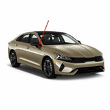 Tempered Passenger Right Side Front Vent Window Vent Glass Compatible with Kia K5 2021-2026 Models