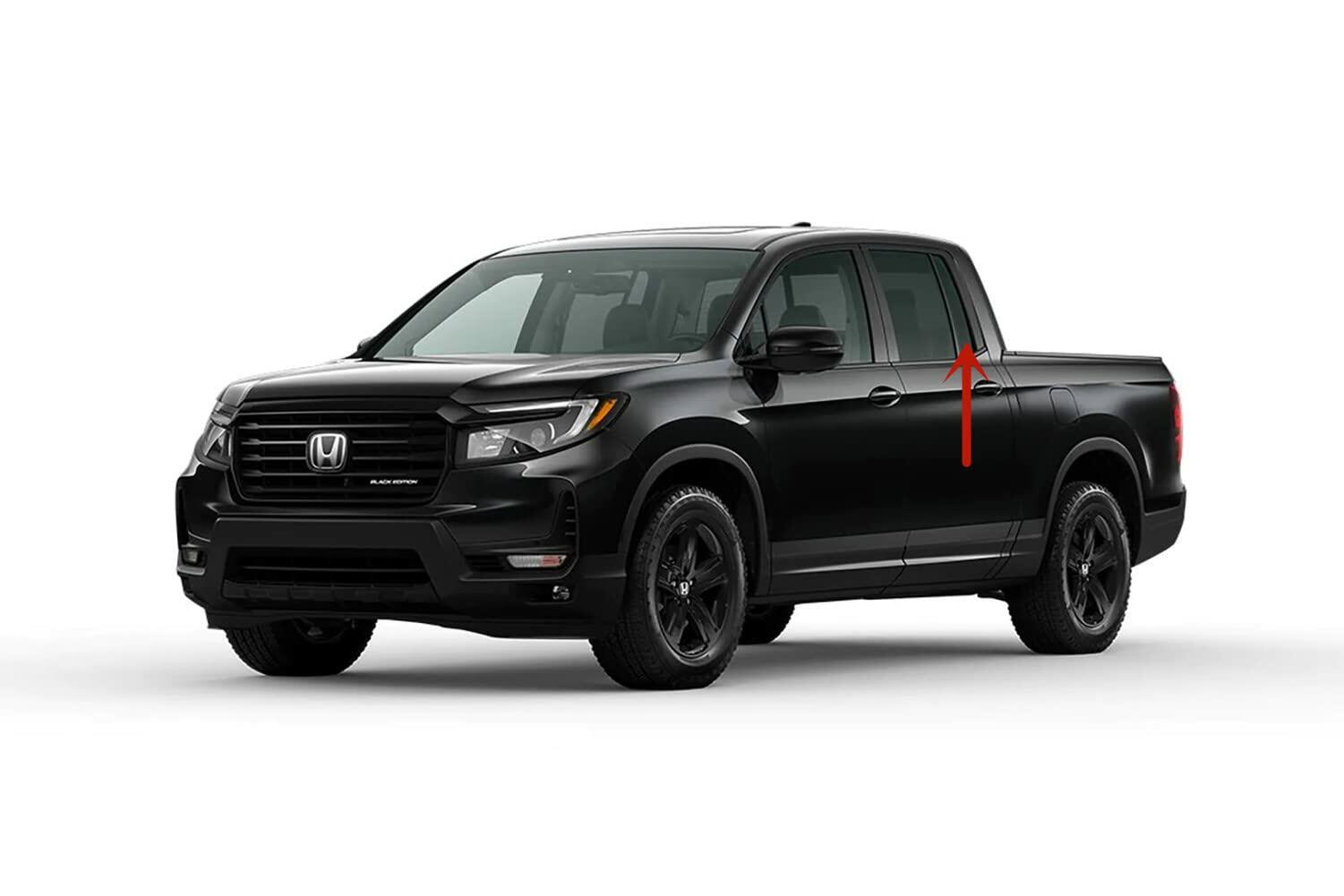 Driver Left Side Rear Vent Window Vent Glass Compatible with Honda Ridgeline 2017-2025 Models
