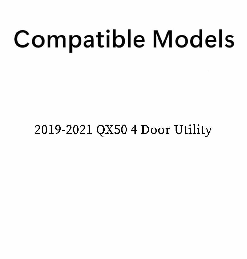 Tempered Driver Left Side Front Door Window Door Glass Compatible with Infiniti QX50 2019-2021 Models