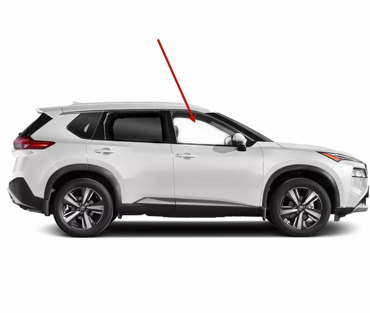 Laminated Passenger Right Side Front Door Window Door Glass Compatible with Nissan Rogue 2021-2026 Models (Not For Rogue Sport)