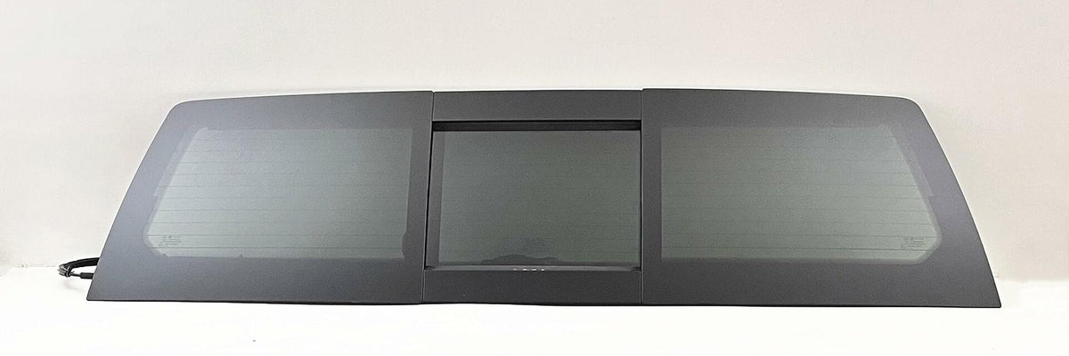 Heated Privacy Back Window Glass Power Back Slider Compatible with Ram Pickup 1500 2019-2024 Models (Not For 1500Classic)
