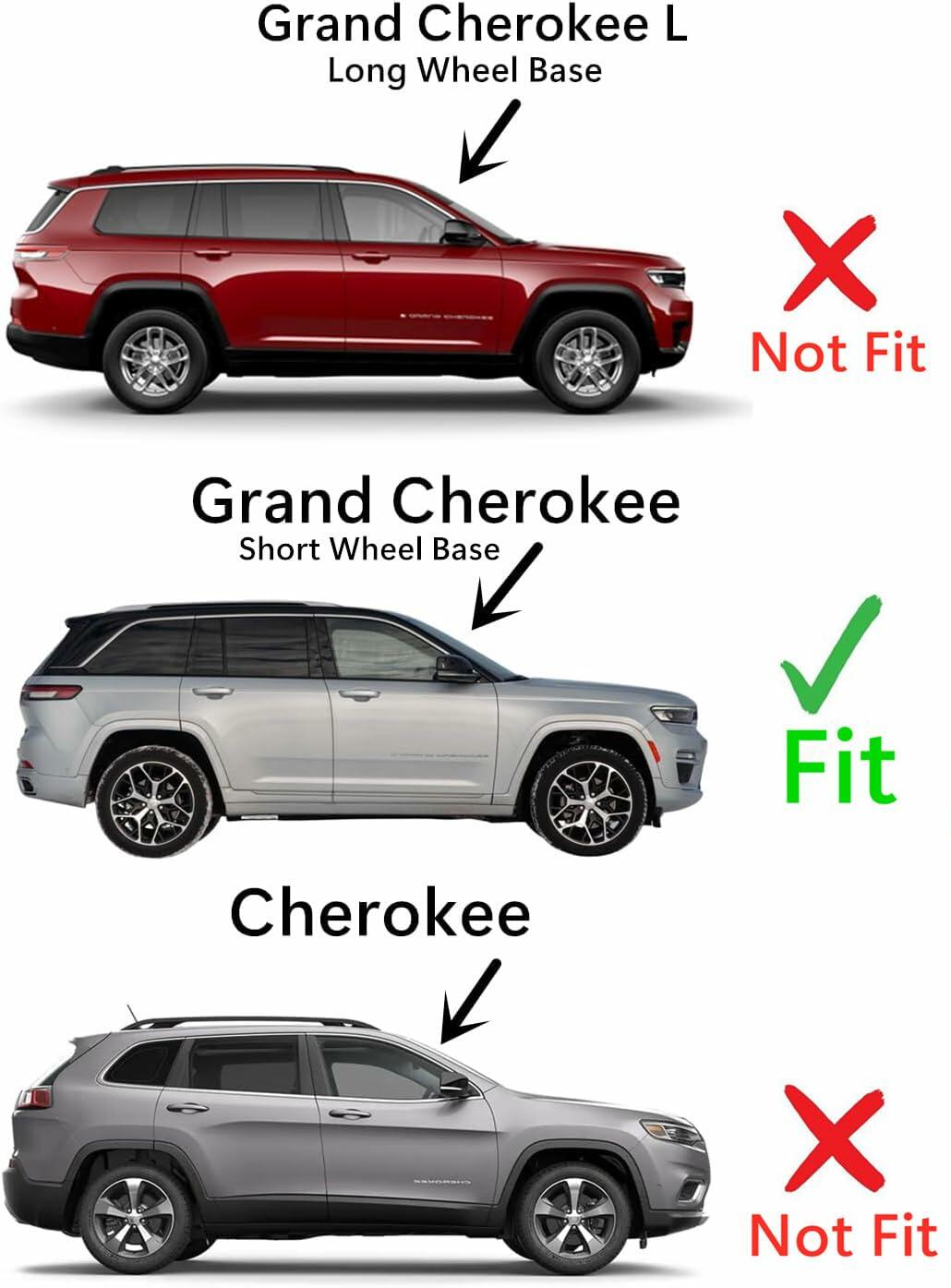 Heated Rear Tailgate Liftgate Back Window Back Glass Compatible with Jeep Grand Cherokee 2022-2026 Models (Not For Grand Cherokee L or Cherokee)
