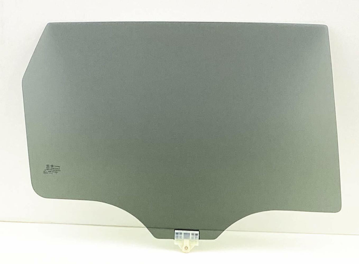 Passenger Right Side Rear Door Window Door Glass Compatible with Hyundai Santa Fe 2019-2023 Models