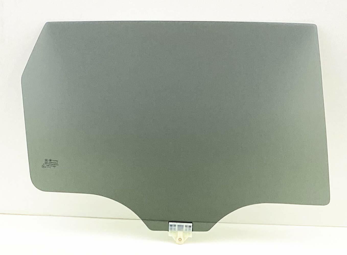 Passenger Right Side Rear Door Window Door Glass Compatible with Hyundai Santa Fe 2019-2023 Models