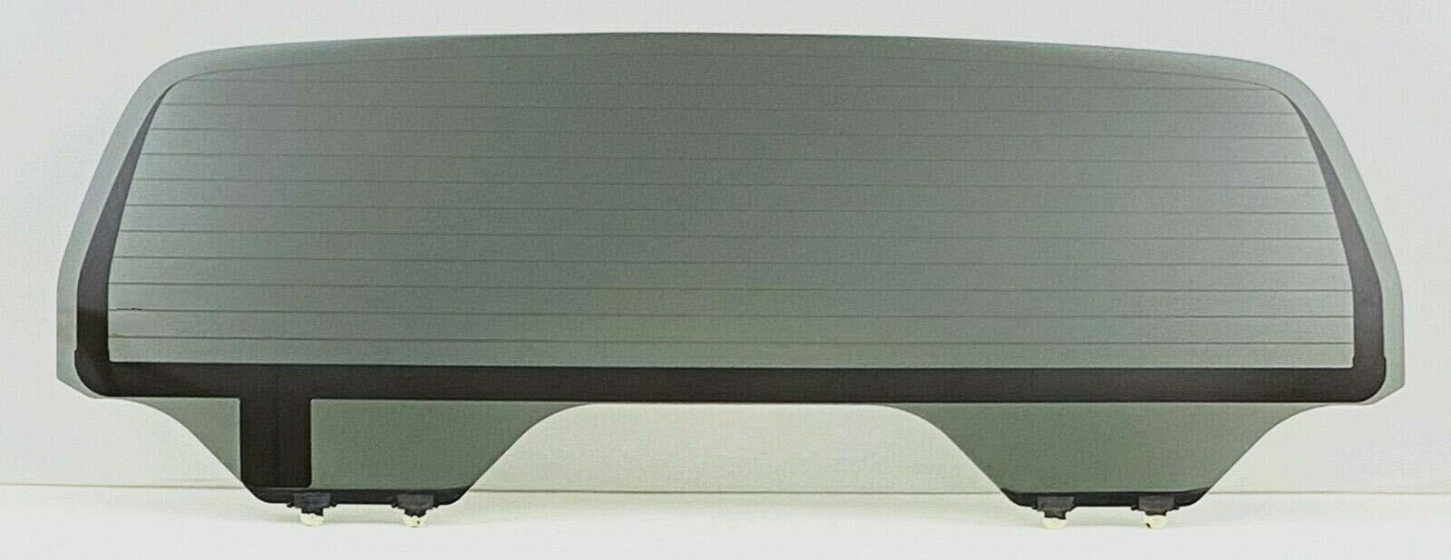 Heated Power Drop Down Style Back Window Back Glass Compatible with Toyota Tundra 4 Door Crew Cab Pickups 2007-2021 Models