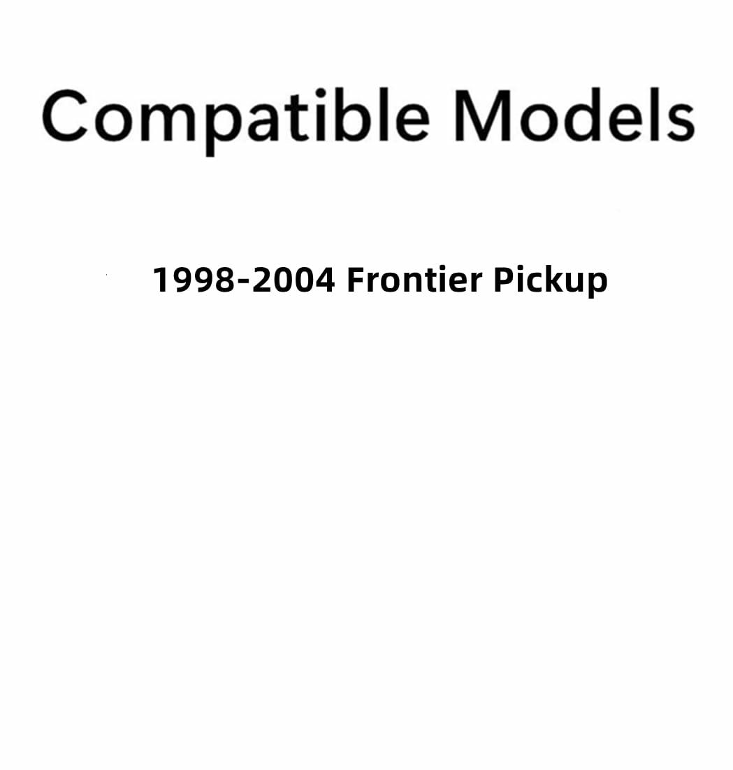 Stationary Back Window Back Glass Compatible with Nissan Frontier Pickup 1998-2004 Models