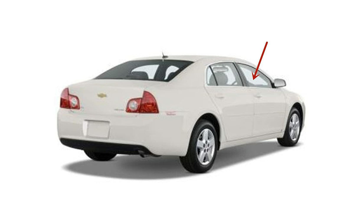 Passenger Right Side Front Door Window Door Glass Compatible with Chevrolet Malibu 2004-2007 / Malibu Classic 2008 Models
