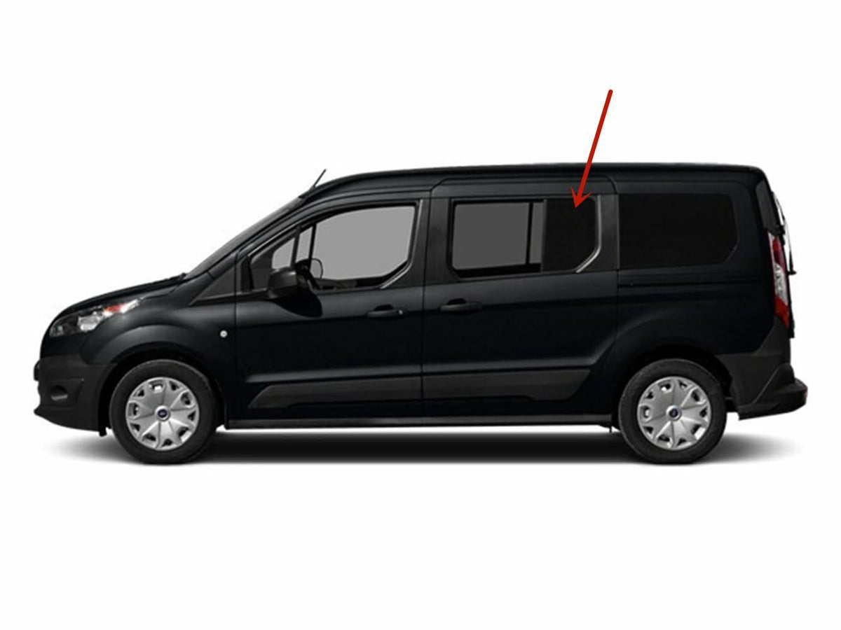 Driver Left Side Rear Vent Window Vent Glass Compatible with Ford Transit Connect Long Wheel Base Mini Van 2014-2023 Models
