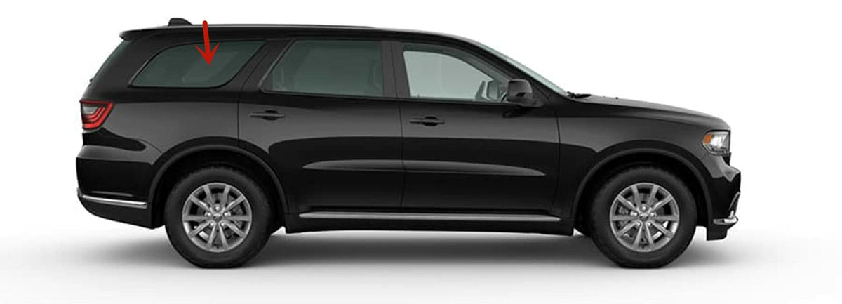 Passenger Right Side Quarter Window Quarter Glass Compatible with Dodge Durango 2011-2026 Models