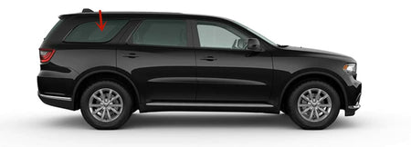 Passenger Right Side Quarter Window Quarter Glass Compatible with Dodge Durango 2011-2026 Models