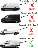 Heated Privacy Back Window Back Glass Passenger Right Side Compatible with Ford Transit Connect 2010-2013 Models