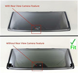 OEM Black Trim Heated Rear Back Tailgate Liftgate Window Glass Compatible with Jeep Wagoneer / Wagoneer L / Grand Wagoneer / Grand Wagoneer L 2022-2026 Models