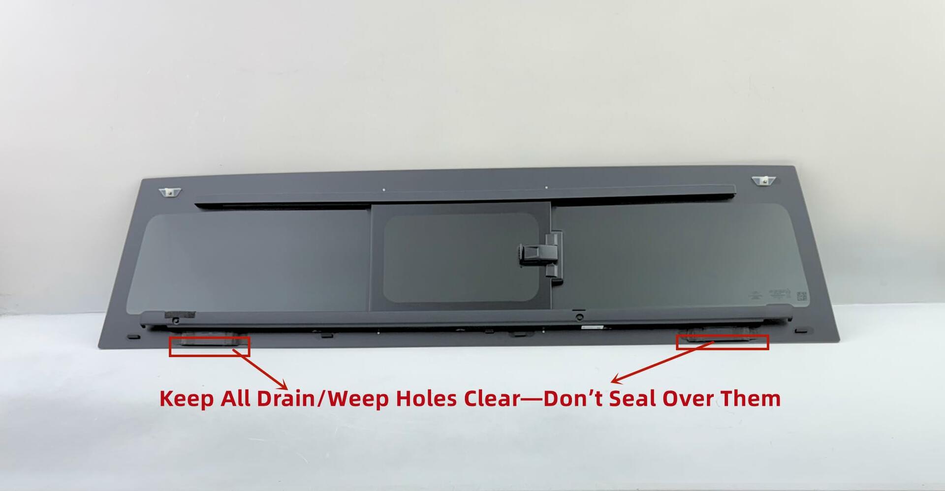 OE Manual Slider Style Back Window Back Glass Compatible with Ford Maverick 2022-2026 Models