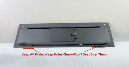 OE Manual Slider Style Back Window Back Glass Compatible with Ford Maverick 2022-2026 Models