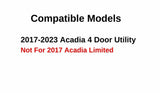 Passenger Right Side Quarter Window Quarter Glass Compatible with GMC Acadia 2017-2023 Models (Not For Acadia Limited)