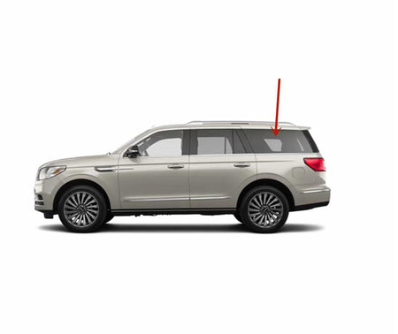 Driver Left Side Quarter Window Quarter Glass Compatible with Lincoln Navigator Short Wheel Base 2018-2024 Models