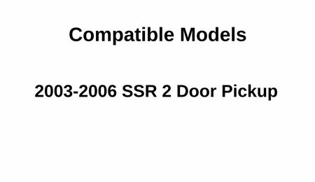 Passenger Right Side Door Window Door Glass Compatible with Chevrolet SSR 2003-2006 Models