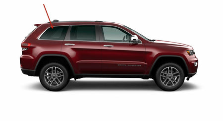 OE Platinum Moulding Style Privacy Passenger Right Side Quarter Window Glass Compatible with Jeep Grand Cherokee 2017-2021 / Grand Cherokee WK 2022 Models (Not For Cherokee or Grand Cherokee L)