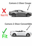 Tempered Passenger Right Side Quarter Window Quarter Glass Compatible with Chevrolet Camaro 2 Door Convertible 2016-2024 Models (Not for Coupe Models)