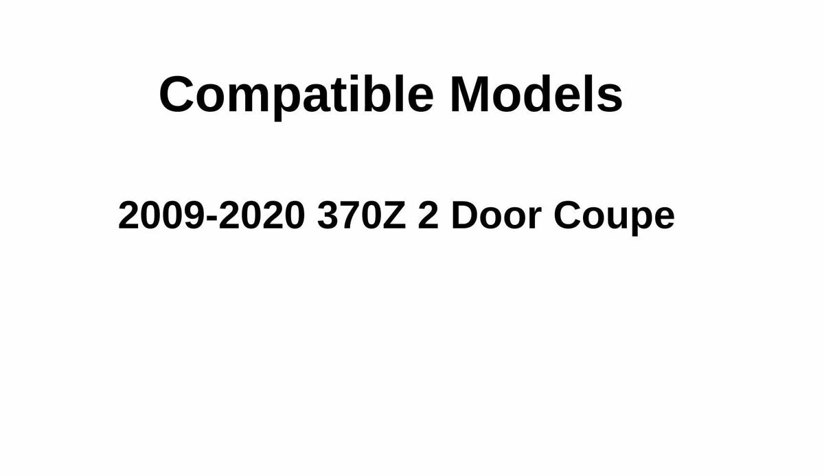Heated Back Window Back Glass Compatible with Nissan 370Z 2 Door Coupe 2009-2020 Models