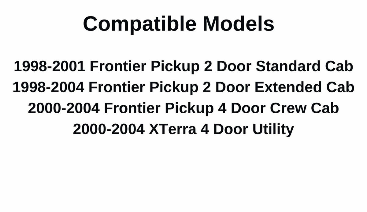 Passenger Right Side Front Door Window Door Glass Compatible with Nissan Frontier Pickup/Nissan XTerra 1998-2004 Models