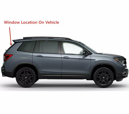 Privacy Heated Rear Back Tailgate Window Glass Compatible with Honda Passport 2019-2025 Models