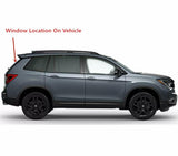 Privacy Heated Rear Back Tailgate Window Glass Compatible with Honda Passport 2019-2025 Models