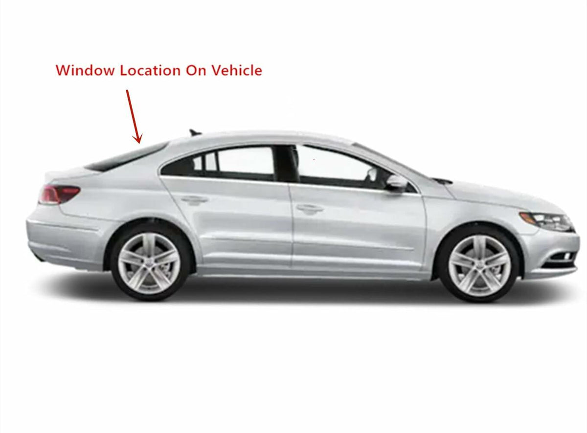 Heated Back Window Back Glass Compatible with Volkswagen CC 2010-2017 Models / Passat CC 2009 Models