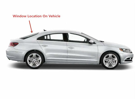Heated Back Window Back Glass Compatible with Volkswagen CC 2010-2017 Models / Passat CC 2009 Models