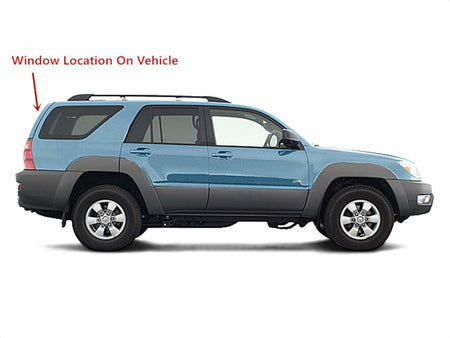 Heated Back Tailgate Window Back Glass Compatible with Toyota 4Runner 2003-2009 Models