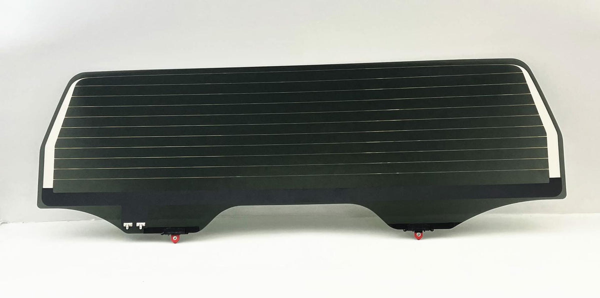 Power Drop Down Style Heated Back Window Back Glass Compatible with 2022-2025 Toyota Tundra Pickup 4 Door Crew Cab Models