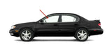 Driver Left Side Front Door Window Door Glass Compatible with Infiniti I30 2000-2001 Model / I35 2002-2004 Models