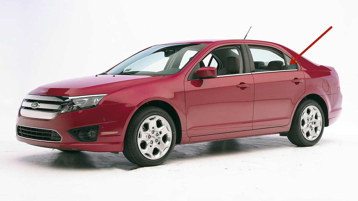 Driver Left Side Rear Vent Window Vent Glass Compatible with Lincoln MKZ 4 Door Sedan 2007-2012 Models