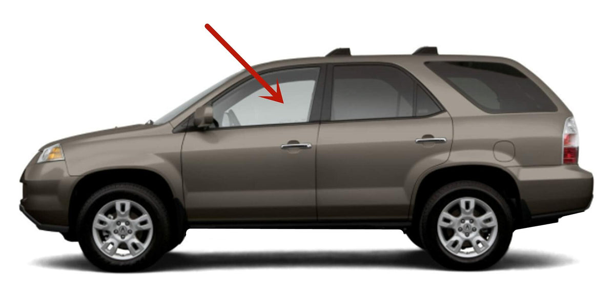 Driver Left Side Front Door Window Door Glass Compatible with Acura MDX 2001-2006 Models
