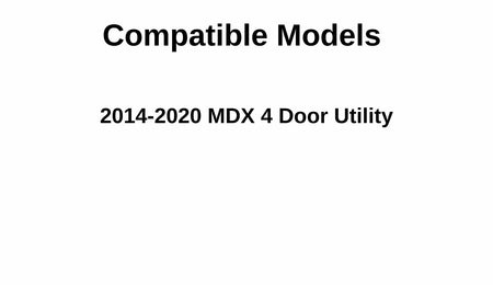 Heated Back Tailgate Window Back Glass Compatible with Acura MDX 2014-2020 Models